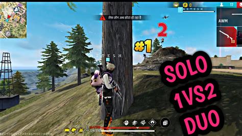 SOLO VS DUO FREE FIRE MAX GAMEPLAY HEADSHOT HIGHILGHT FREE FIRE