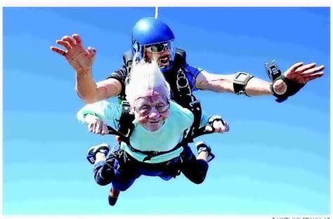 104 Year Old Becomes Worlds Oldest Skydiver