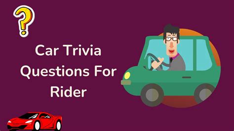 Best Car Trivia Questions Brain Teasers