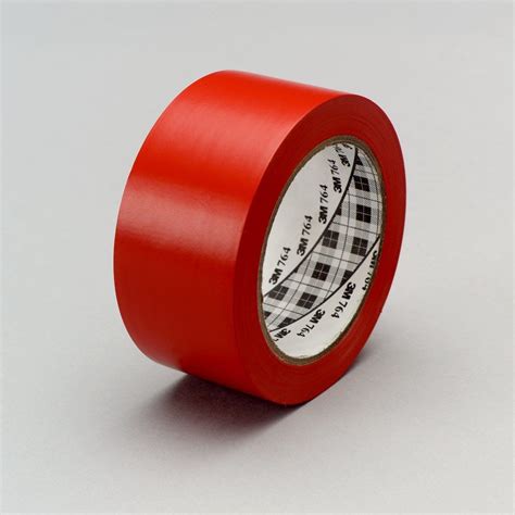 3m™ General Purpose Vinyl Tape 764 Red 1 In X 36 Yd 50 Mil 36 Per