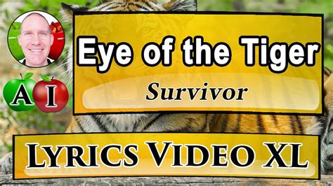 🍏 Eye Of The Tiger Lyrics Survivor Learn English With Songs