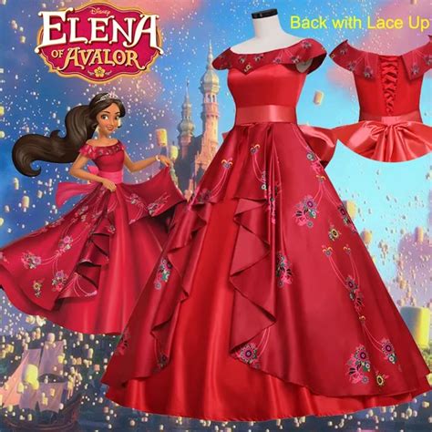 Custom Made Elena Princess Fancy Dress Elena of Avalor Cosplay Dress ...