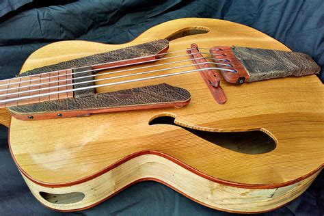 Bass Of The Week Whitt Guitars 5 String Fretless Archtop Acoustic Bass No Treble