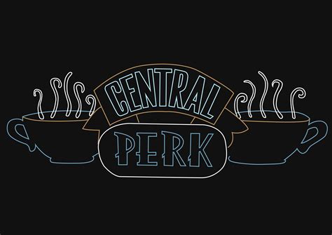 Central Perk Illustration On Behance