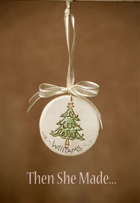 Personalized Christmas Tree Ornament - Etsy