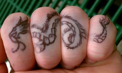 Dragon Tattoo Dragon Tattoo Finger Tattoos Cool Tattoos