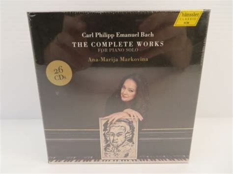 Bach The Complete Works For Piano Solo Ana Marija Markovina 26 CD