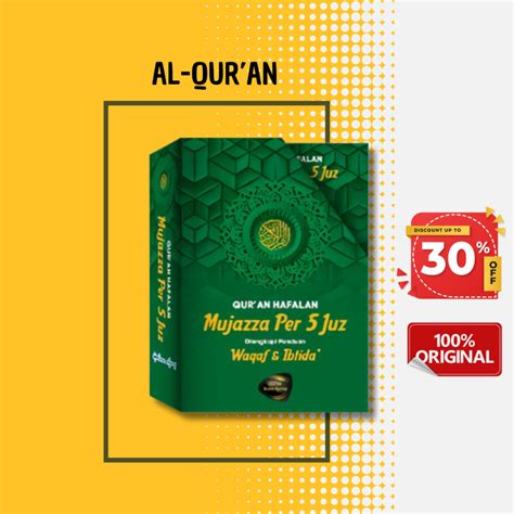 Jual Al Quran Hafalan Mujazza Per Juz Waqaf Ibtida Penerbit Suara