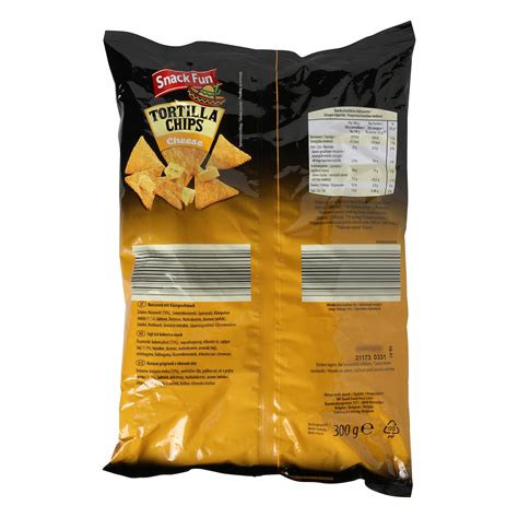 Snack Fun Tortilla Chips Cheese Aldi Now