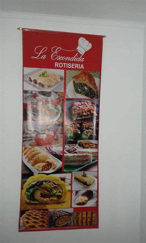 Carta Del Restaurante La Escondida San Pedro