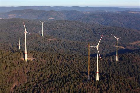 Luftbild Schopfheim Windkraft Baustelle Auf Dem Rohrenkopf Im