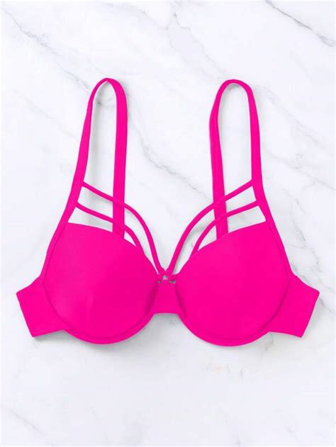 SHEIN DD Harness Underwire Bikini Top SHEIN USA