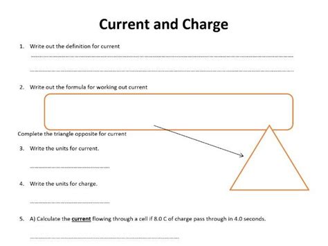 KS4 GCSE Physics All Electricity Formula Worksheets With Answers