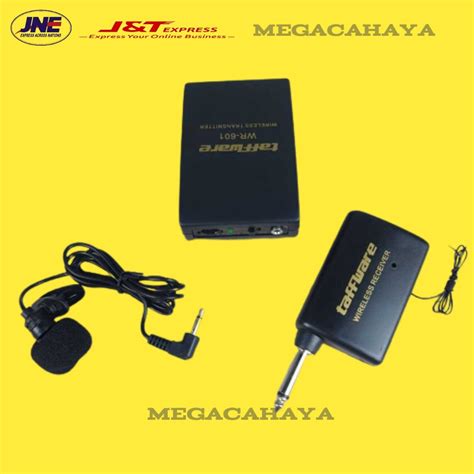 Mic Wireless Clip On Fm Transmitter Receiver Taffware Wr Lazada