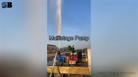 Ultistage Centrifugal Booster Pump System Multistage Horizontal