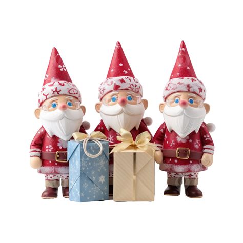 Christmas Gnomes With Big T Box Bag Wearing Medical Mask Gnome