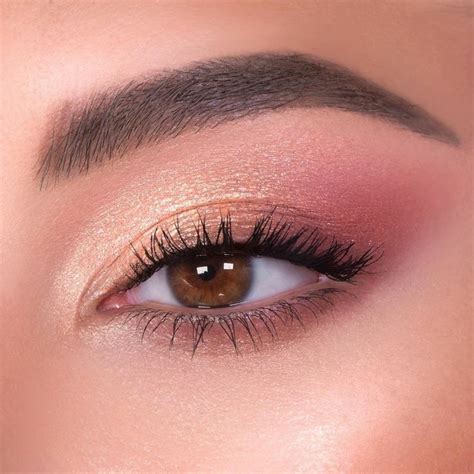 Rose Gold Eye Makeup Soft Eye Makeup Cute Eye Makeup Fancy Makeup