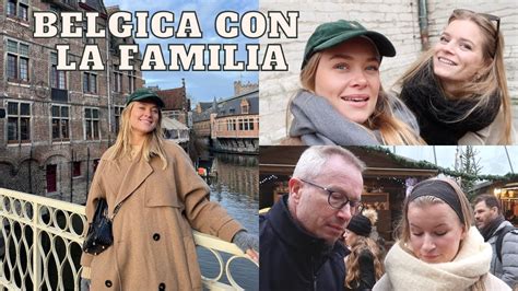 CON TODA MI FAMILIA EN BÉLGICA Probando comida callejera y visitando