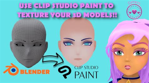 Tutorial Use Clip Studio Paint Modeler To Texture Paint Your 3D