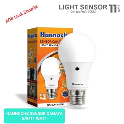 Jual Hannochs Lampu Led Sensor Cahaya Light Sensor Watt