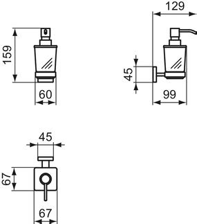 E2252 IOM Soap Dispenser Wall Mounted Furniture Accessories