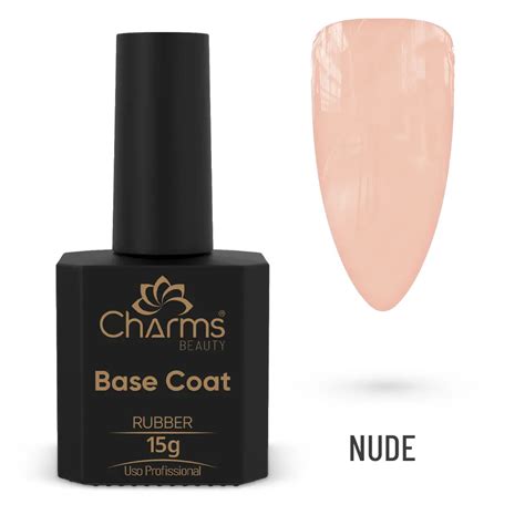 Base Coat Rubber 15g Charms Beauty Nude A Lojinha Unhas e Acessórios