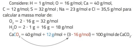 Química 2ª Série Aula 01 Mol e o Cálculo Estequiométrico