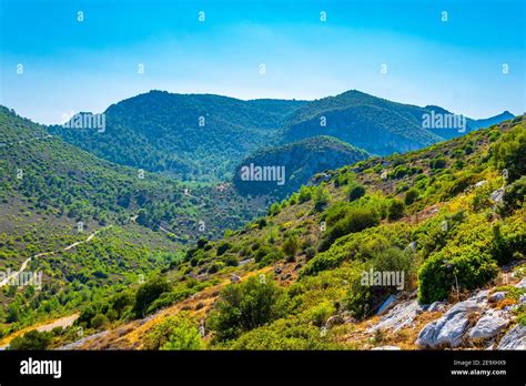 Kyrenia Mountains In The Northern Cyprus Stock Photo Alamy