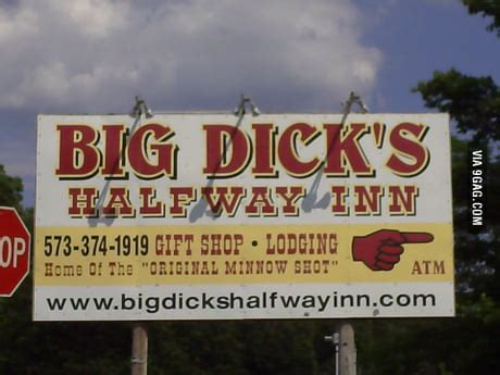 Big Dick S Halfway Inn Famous Bar Grill And Gift Shop Located Mile