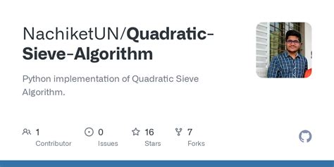 Quadratic Sieve Algorithmhelperspy At Master · Nachiketunquadratic