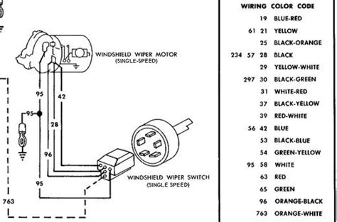 1968 Mustang Wiper Wiring Diagrams