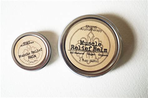 Muscle Relief Balm Massage Balm Sore Muscle Balm Etsy