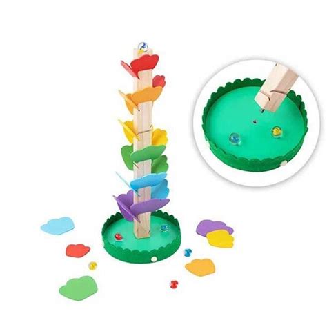 Pista De Canicas De Madera Wonder Toys