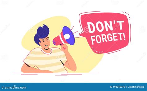 Remind Cartoons Illustrations And Vector Stock Images 25011 Pictures