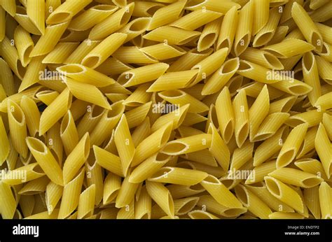 Raw Pasta Penne Texture Background Hi Res Stock Photography And Images