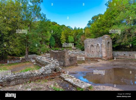 Gymnasium Im Butrint Nationalpark In Albanien Stockfotografie Alamy