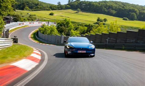 Tesla Model S Sl R Terigen Porsche Taycan P N Rburgring S Tter Nytt