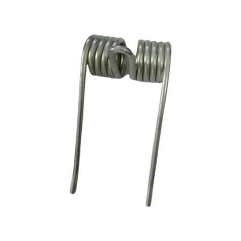 Silver Stainless Steel Double Torsion Spring For Industrial At Best