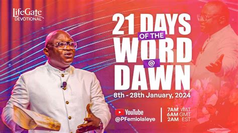 Supernatural Joy Word At Dawn With Rev D Femi Olaleye Day Th