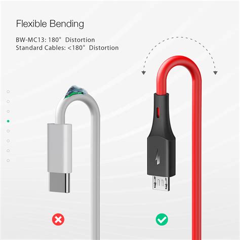 Blitzwolf Bw Mc Micro Usb A M Quick Charge Sync And Charge Cable