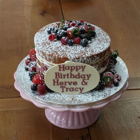Naked Birthday Cake