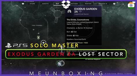 Solo Master Flawless Exodus Garden A Destiny Ps Exodus Master