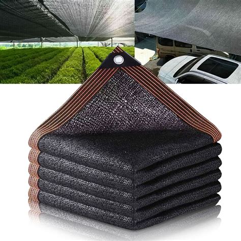 LUVCMFT 90% Sun Shade Cloth, 8.2x16.4ft Durable Mesh Net with