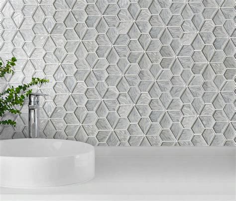 White Laminated Glass Mosaic 2x6 Brick 000733 Buy Glass Mosaic Misty Gray Glass Mosaic