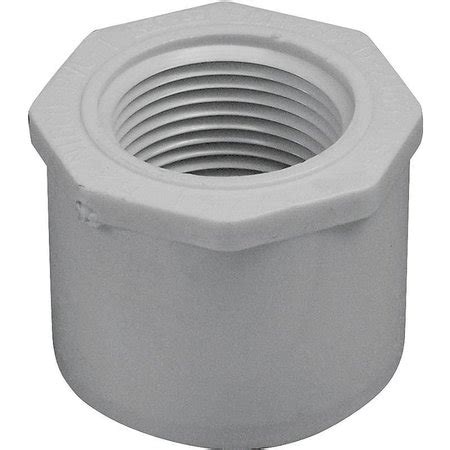 Lasco Reducing Bushing X In Spigot X Fnpt Pvc White Sch