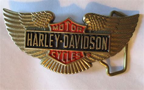 Vintage Harley Davidson Belt Buckle Solid Brass 1991 Baron - Etsy | Harley davidson merchandise ...