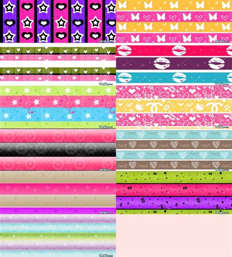 Stripped Pattern Set 5 By Kvaughnp3 On Deviantart