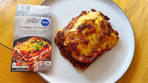 NEW Lasagne Al Forno Tesco Finest Ready Meal YouTube