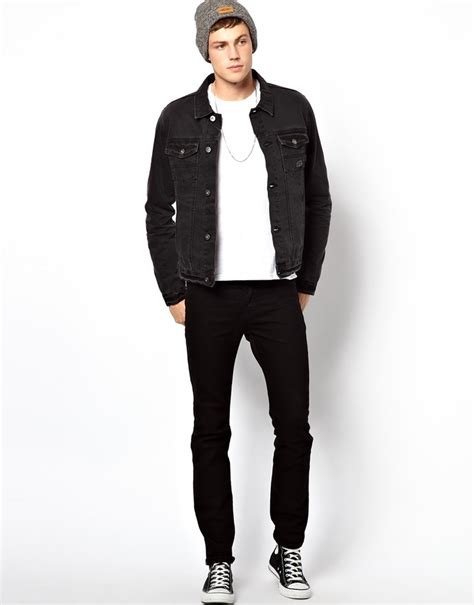 Asos Denim Jacket With Distressed Effect Asos Lookastic