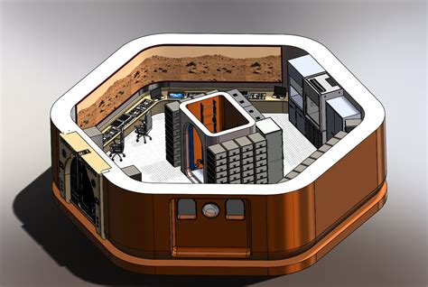 Mars Habitat For Nasa Jbrnd